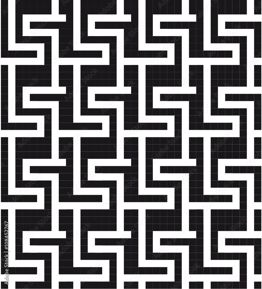 An elegant black and white pattern An elegant black and white pattern