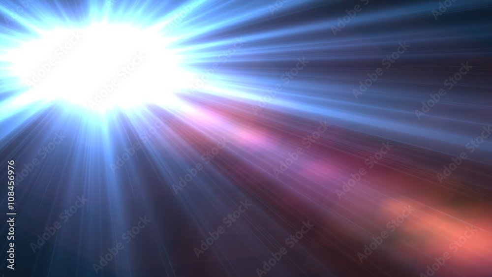 Obraz premium Lens flares 8K