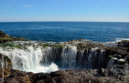 "Bufadero of La Garita", Gran canaria, Canary islands. Photo series in burst mode. Nº 8 