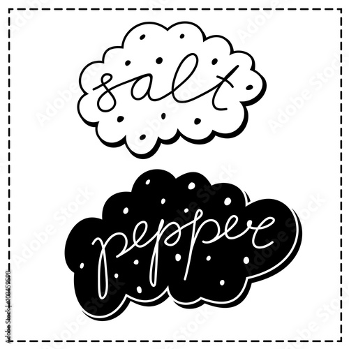 Salt and pepper labels