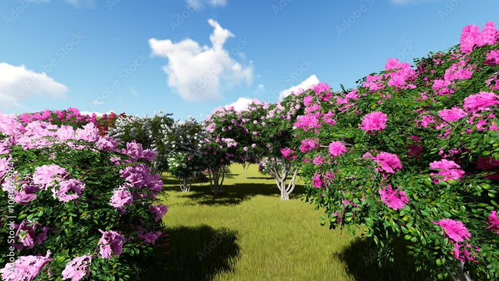 Queen's crape myrtle flower.(Lagerstroemia speciosa