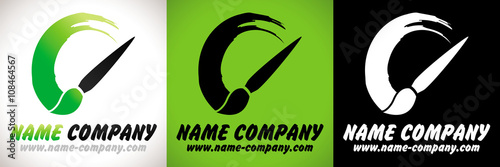 logo décorateur artisan peintre