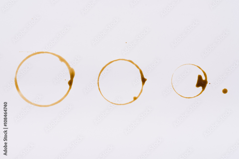 coffee stains on white coffee stains on white