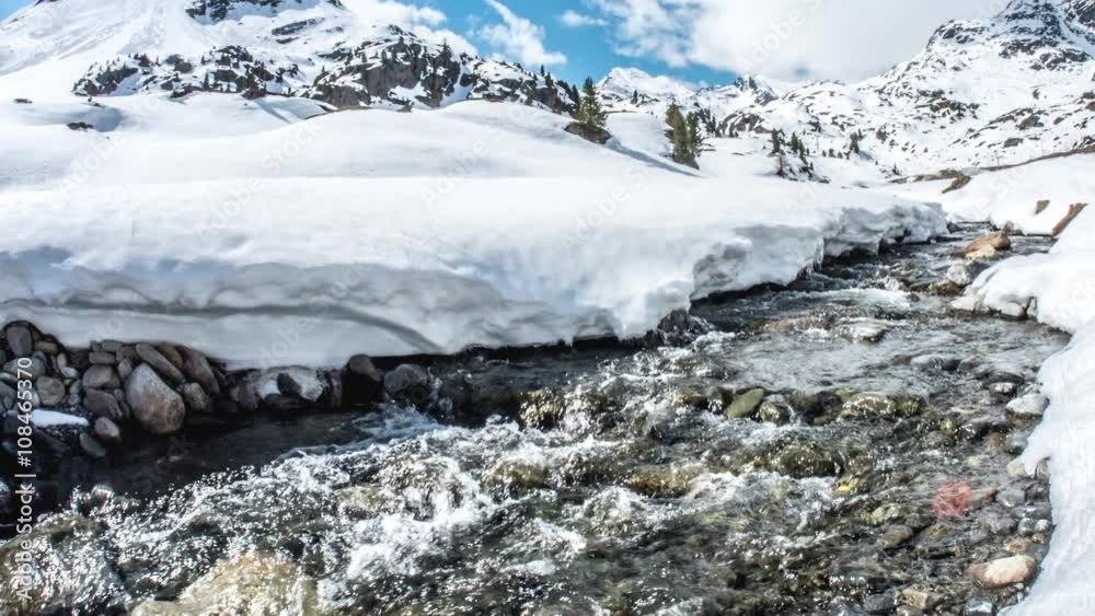 Motionlapse of a river and mountains in Kaunertal, Austria. This is made in 4k resolution. Motionlapse of a river and mountains in Kaunertal, Austria. This is made in 4k resolution.