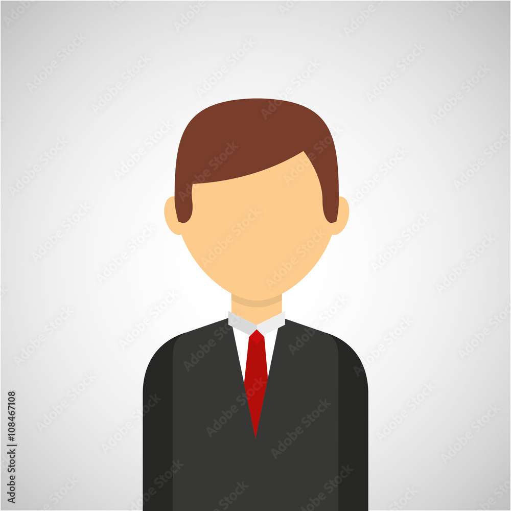 business person avatar  design 