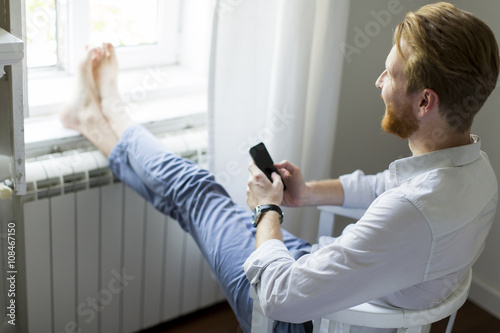Man with a phone