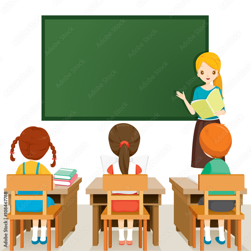 Teacher Teaching Students In Classroom, World Book Day, Back to school, Educational, Stationery, Book, Children, School Supplies, Educational Subject, Objects, Icons