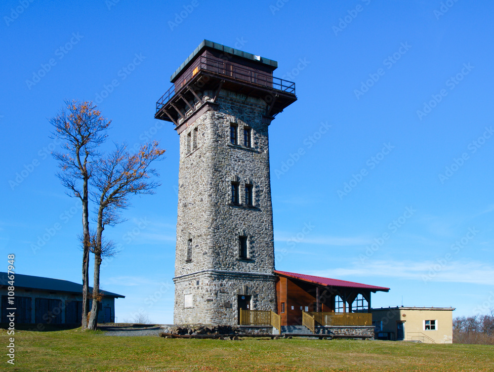 Kurz's tower on Cerchov Mountain
