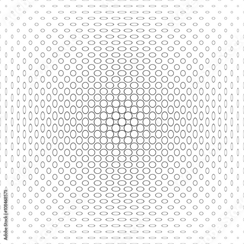 Black and white circle pattern background