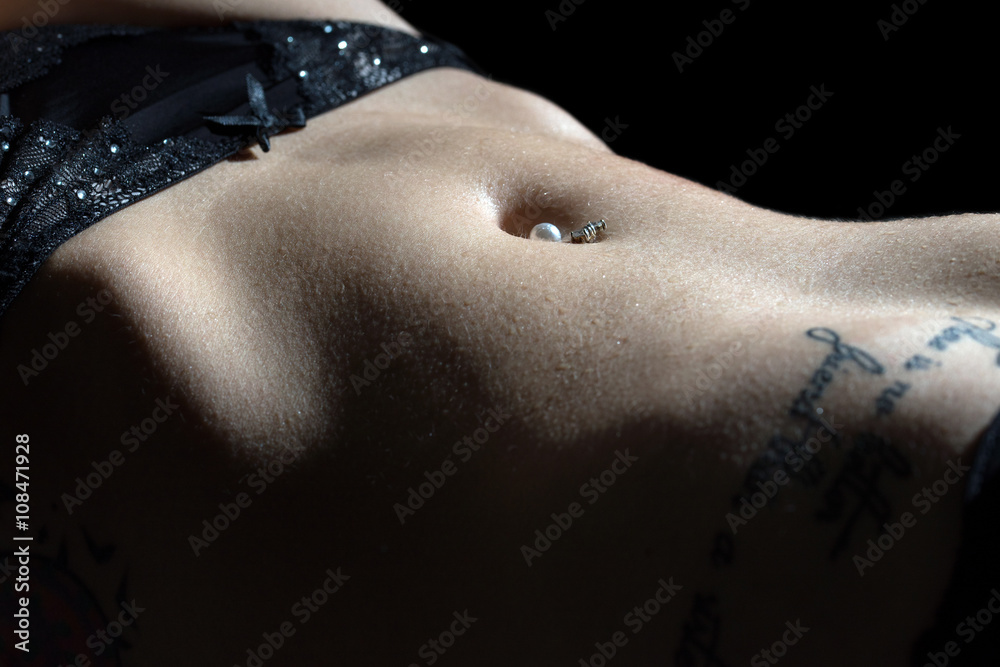 Fototapeta premium sexy Woman / sexy woman in black underwear