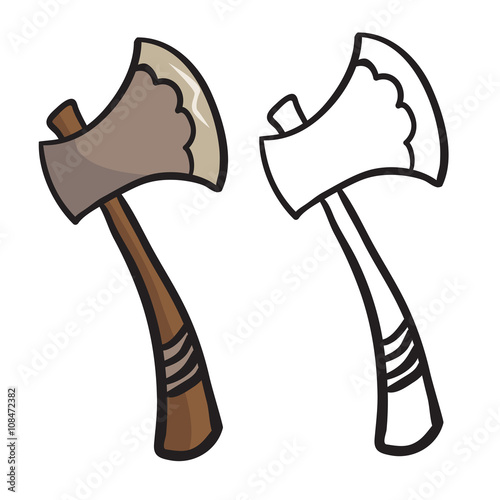 cartoon axe