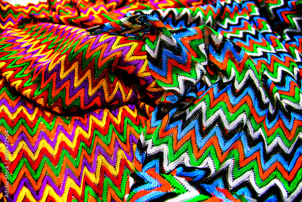 Texture two colorfully textile canvas