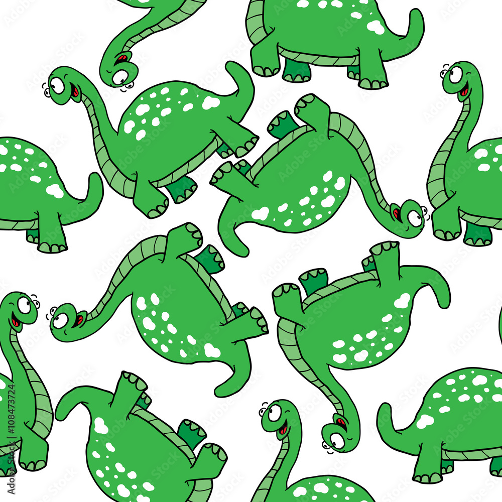 Fototapeta premium dinosaur pattern