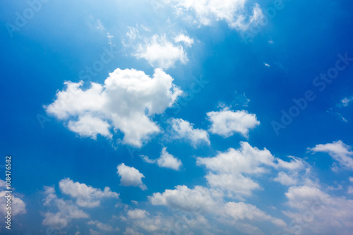 Fototapeta Naklejka Na Ścianę i Meble -  Tropical  Blue Sky Cloud, abstrace cloud Background, skyscape na