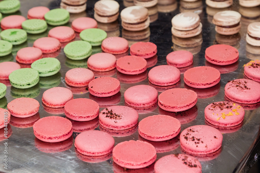 Process of making macaroons Process of making macaroons