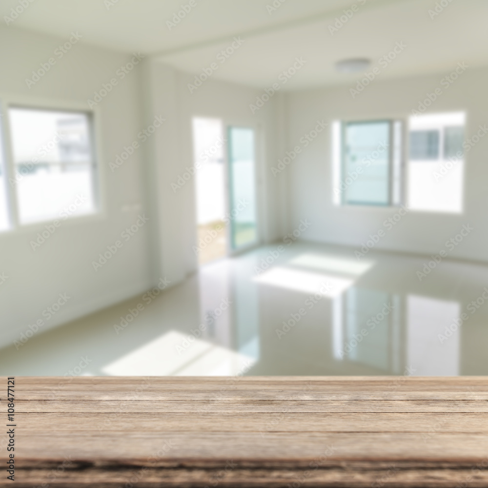 Obraz premium Wooden table