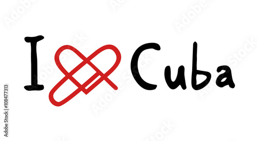 Cuba love icon
