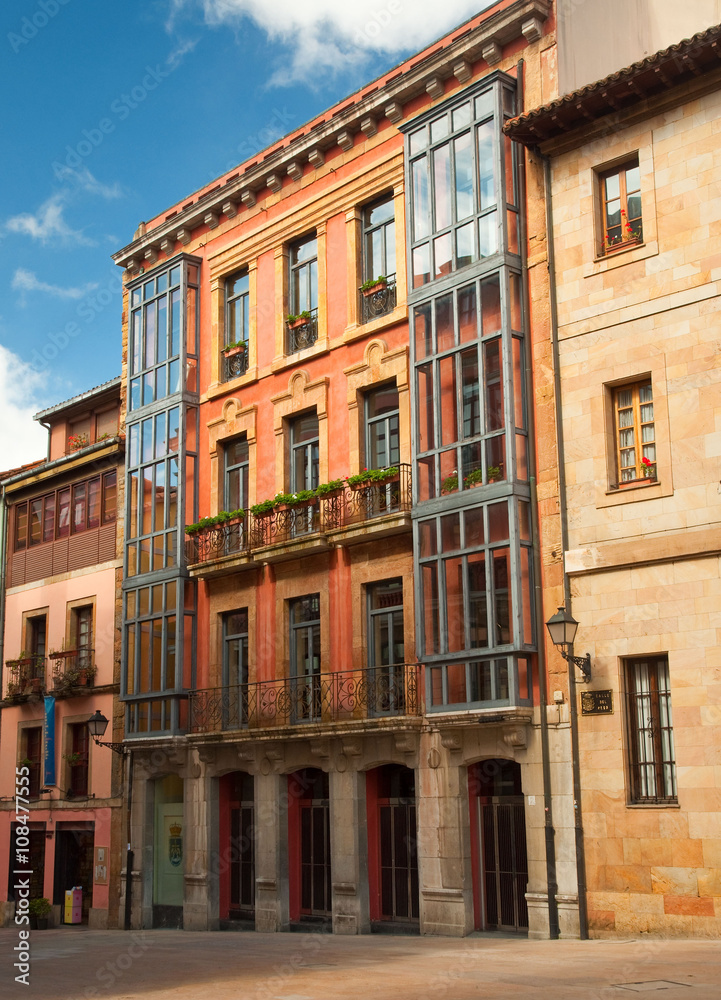 Old town of Oviedo, Spain