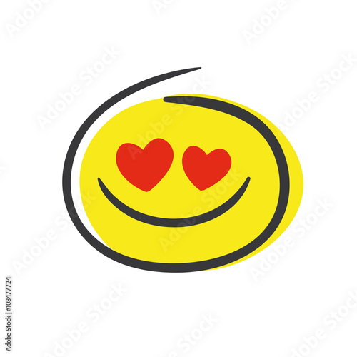 Stick Figure Series Emoticon / Liebe