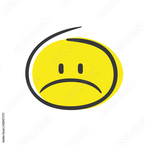 Stick Figure Series Emoticon / Trauer