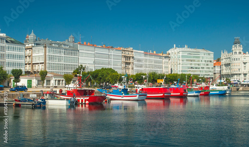 Harbor of La Coruna, Spain