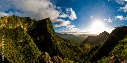 Kolekole Pass, Oahu, Hawaii photo