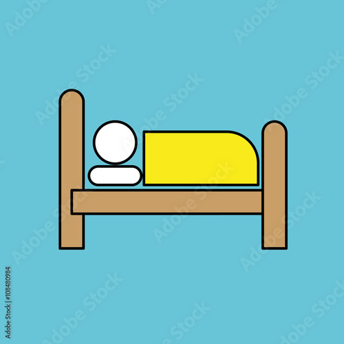 Hotel vector illustration , vector icon
