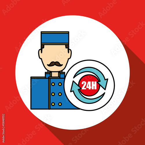 Hotel vector illustration , vector icon