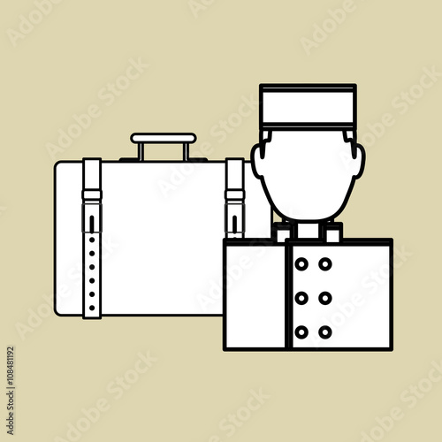 Hotel vector illustration , vector icon