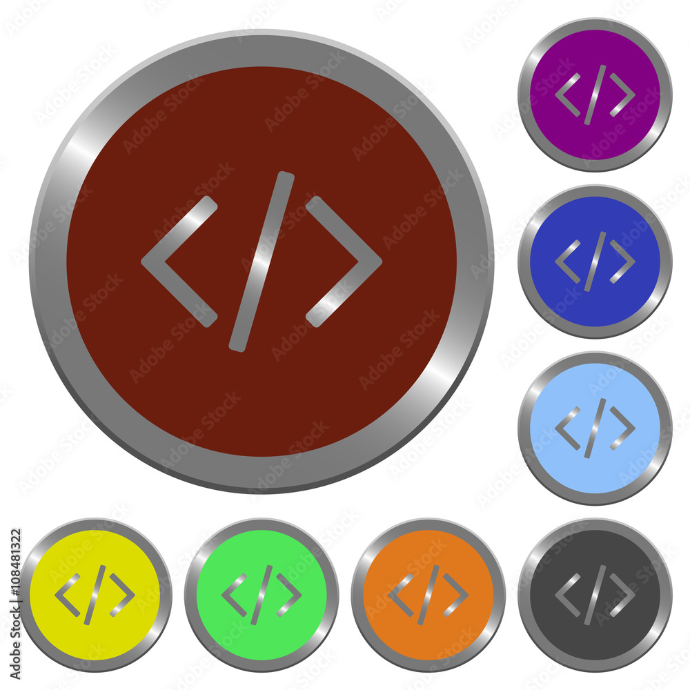 Color programming code buttons Color programming code buttons