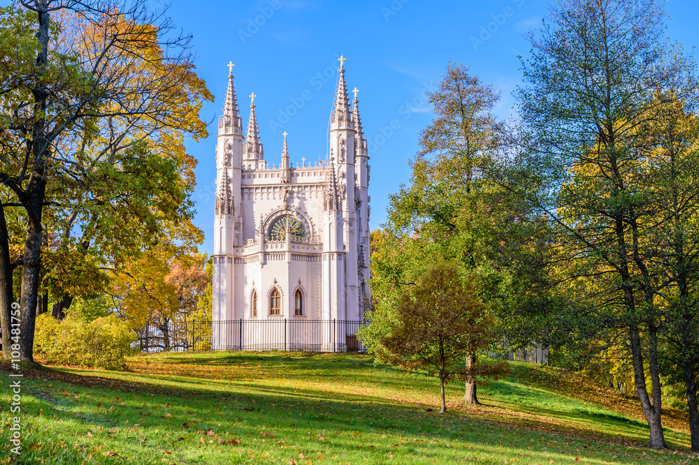 Gothic chapel in the Park Gothic chapel in the Park