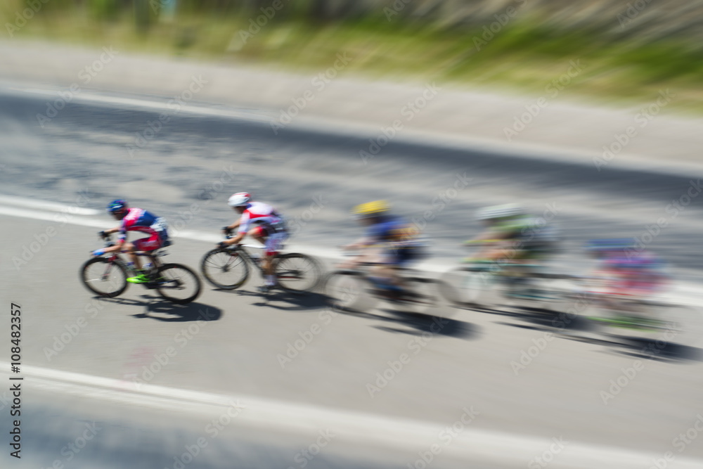 Obraz premium Cycling race