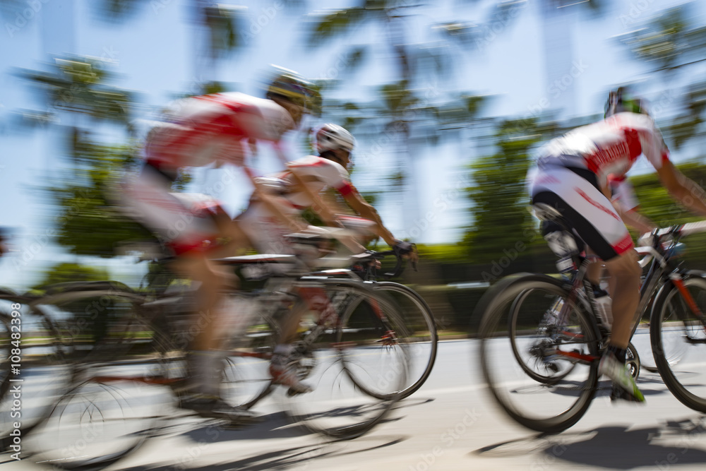 Obraz premium Cycling race