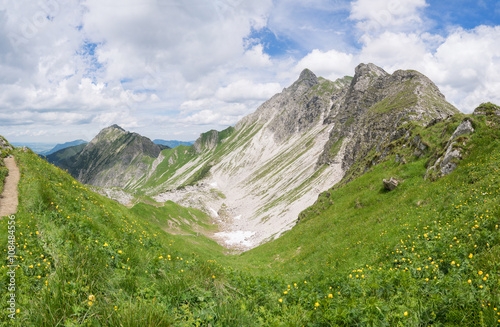 Berglandschaft in den Allgäuer Alpen