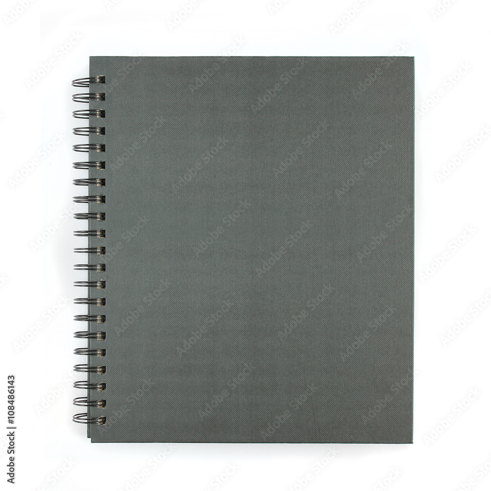 Note book isolated on white background. Note book isolated on white background.