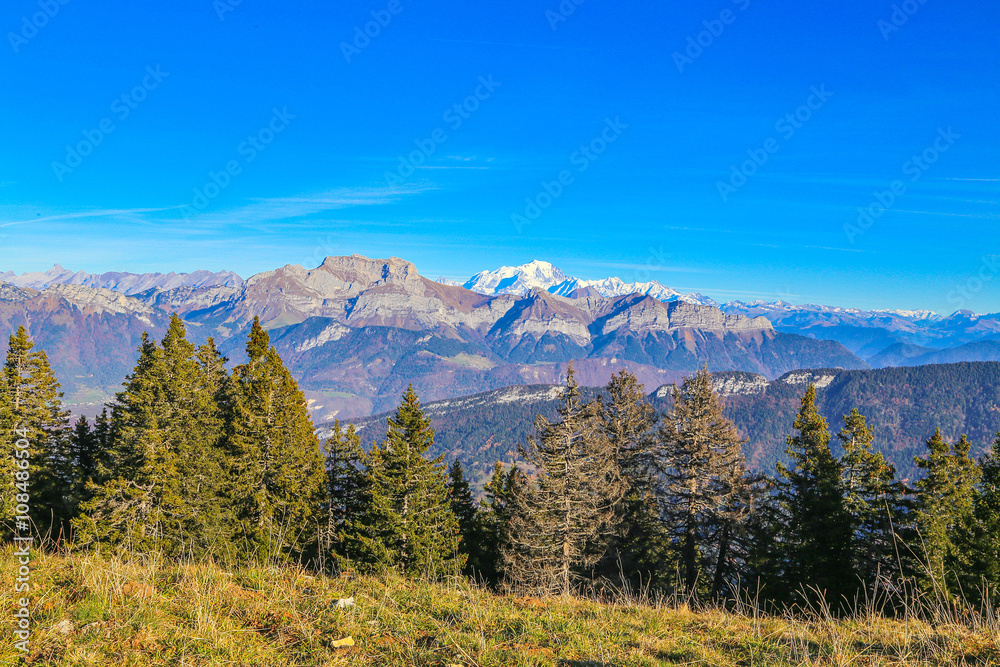 Fototapeta premium Montagne - Semnoz