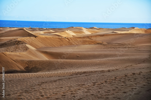Maspalomas dunes in Gran Canaria