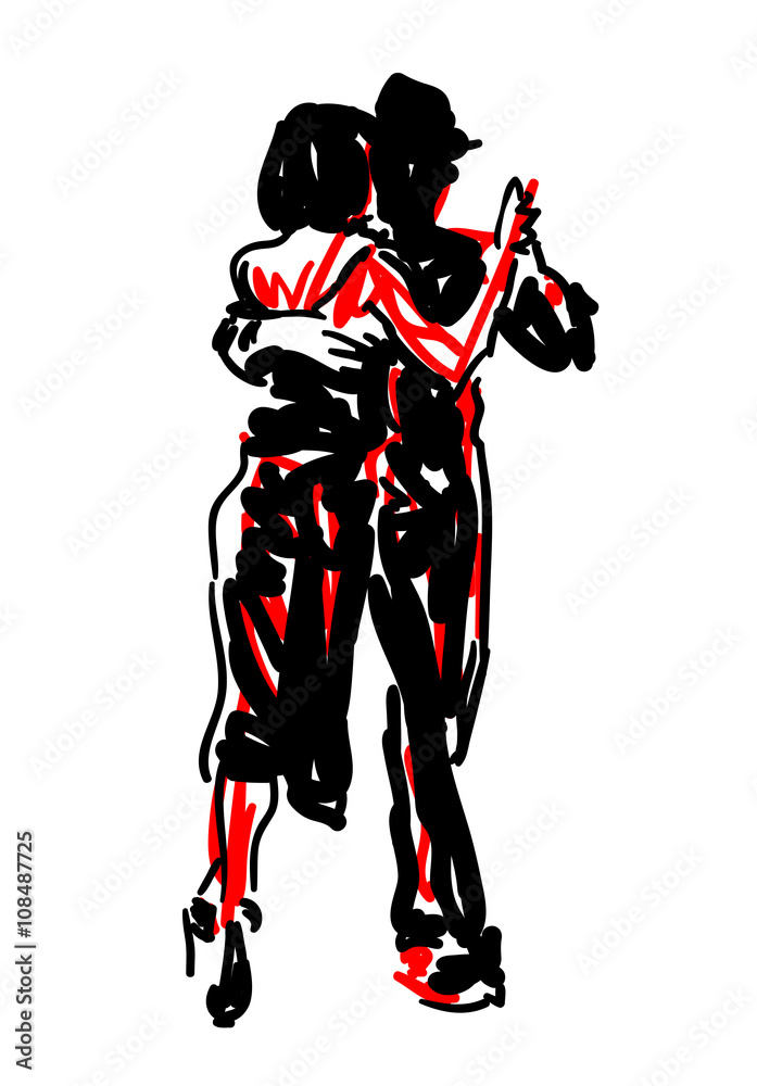 Sketched Dancers Sketched Dancers