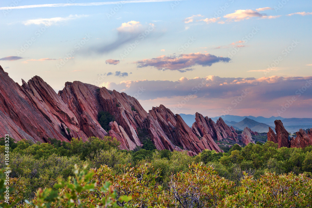 Sunset at Roxborough State Park