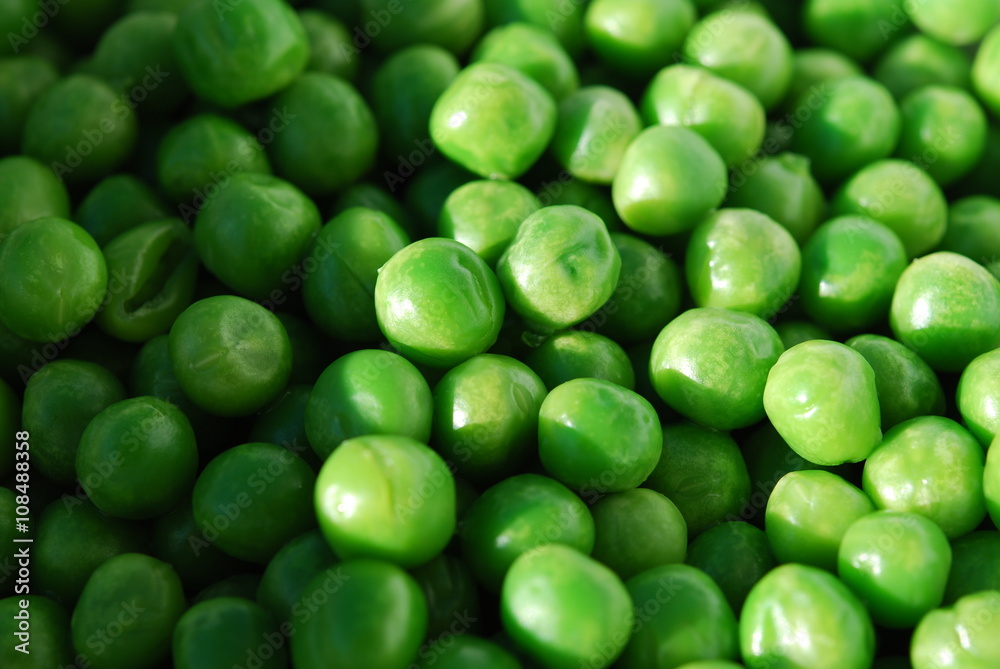Green peas in macro Green peas in macro