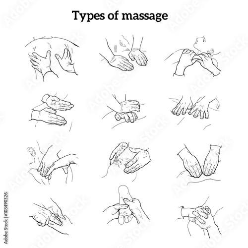 Simple Massage Techniques With Illustrations for Beginners