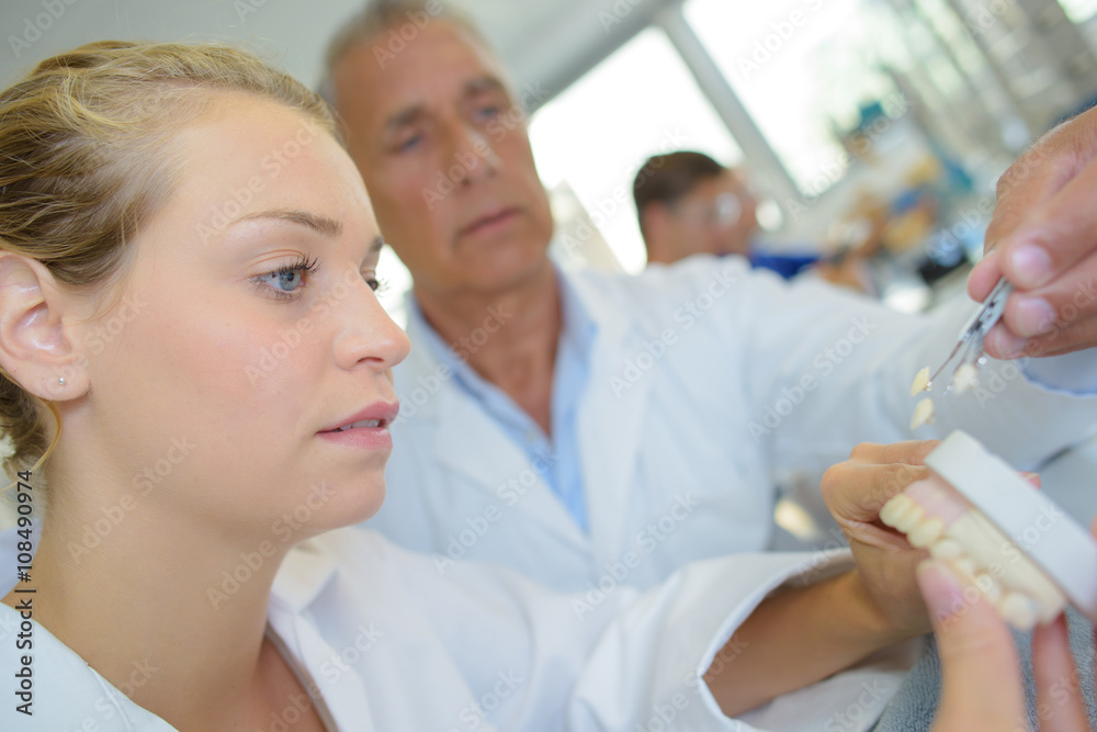 Obraz premium certified dental technician