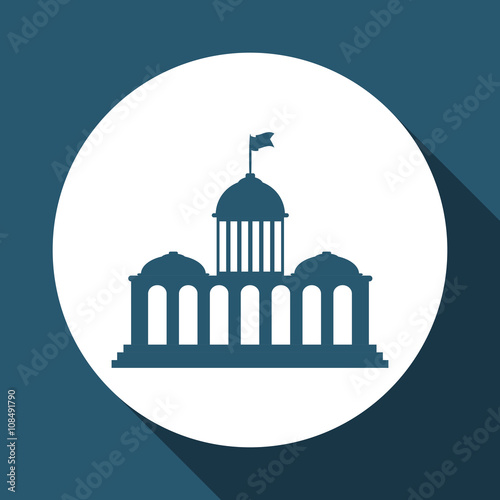 vote design over white background, vector illustration