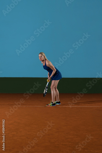 Young Woman Ready To Serves Toss Ball © Jale Ibrak