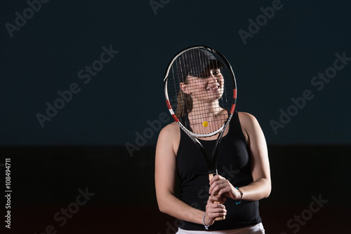 Beautiful Female Tennis Player © Jale Ibrak