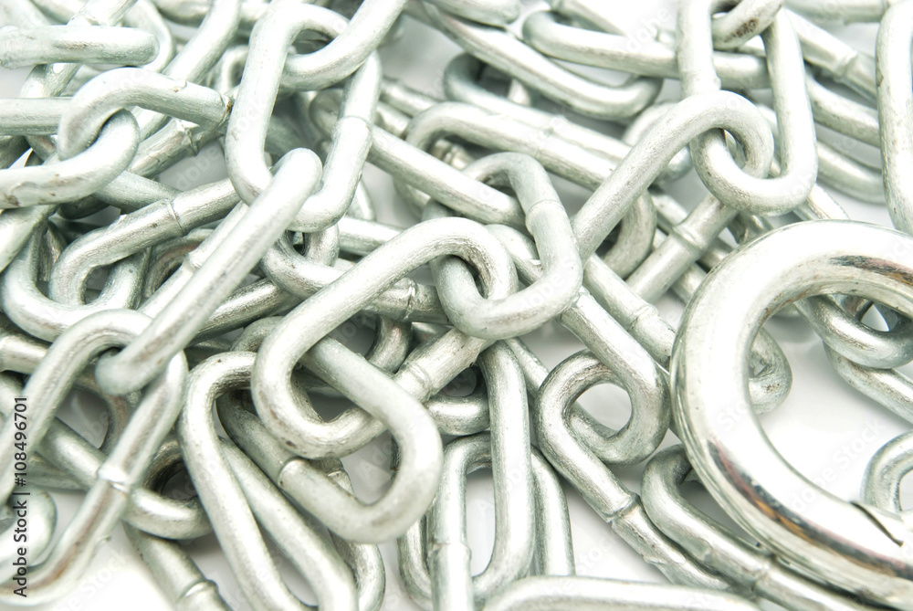 metal chain with carabiner metal chain with carabiner