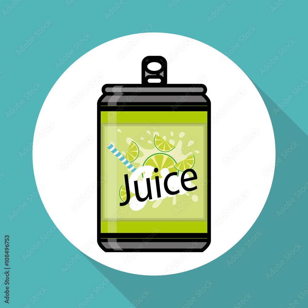drink design over white background, vector illustration