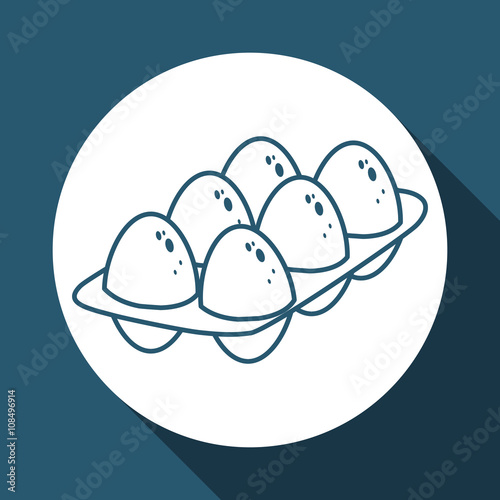 bakery equipment over white background, vector illustration
