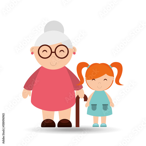 happy grandparents  design 