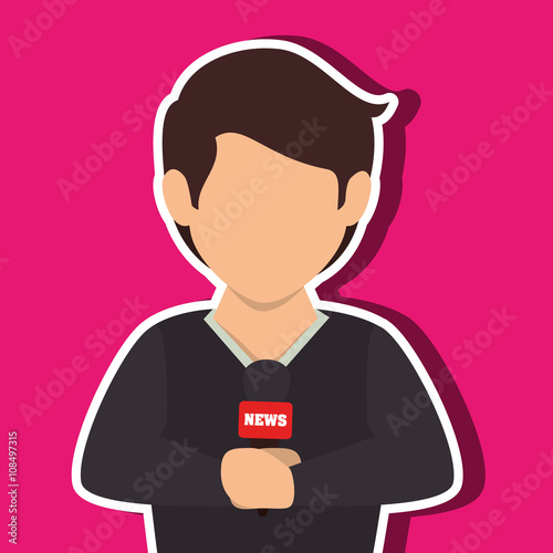 news reporter design 